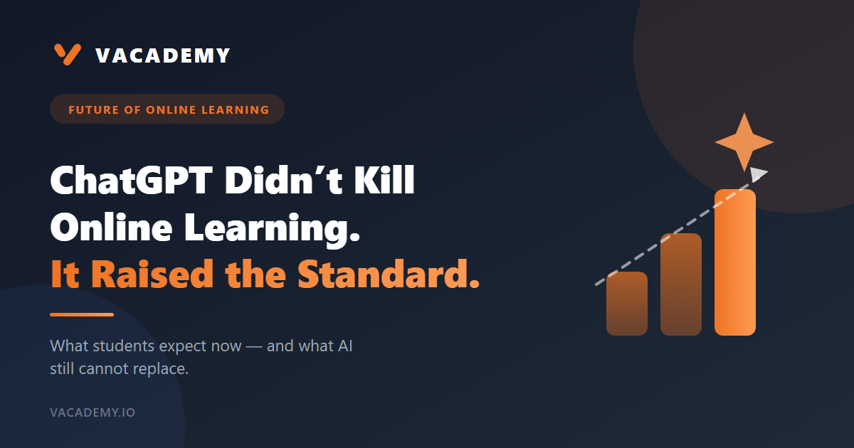 ChatGPT Didn't Kill Online Learning—It Raised the Standard. What Vacademy Teaches About the Next Generation of Education