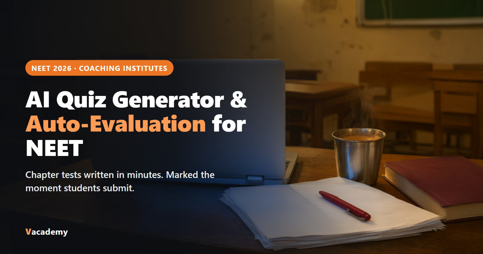 How Vacademy's AI Quiz Generator and Auto-Evaluation Power NEET Assessments