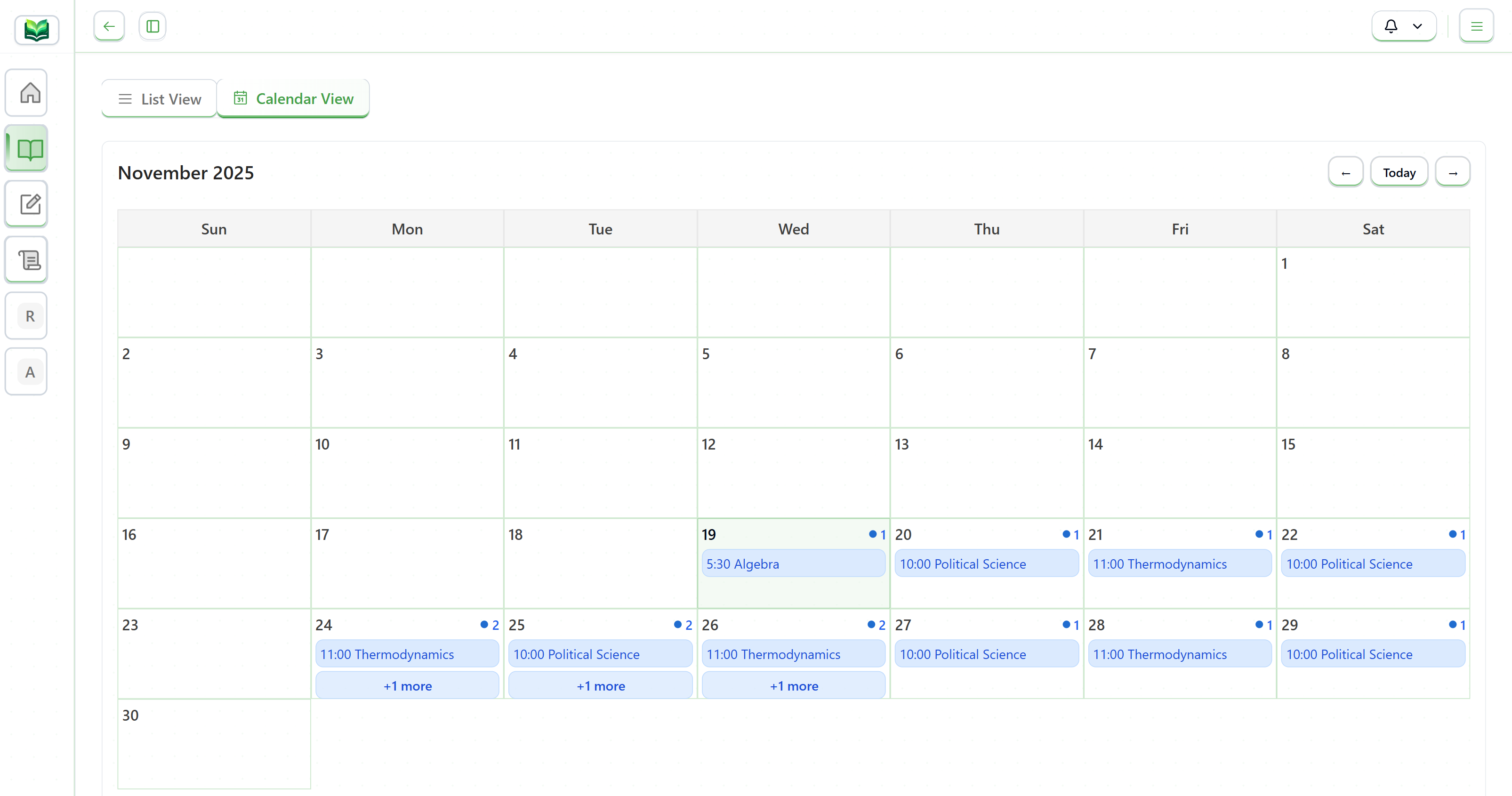 Teacher using smart LMS planning tools